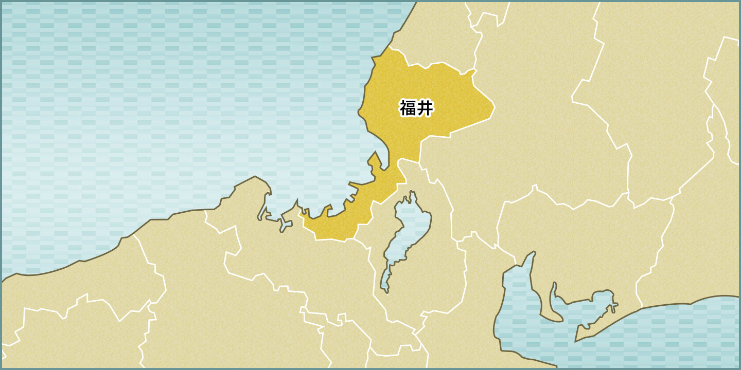 福井県の地図