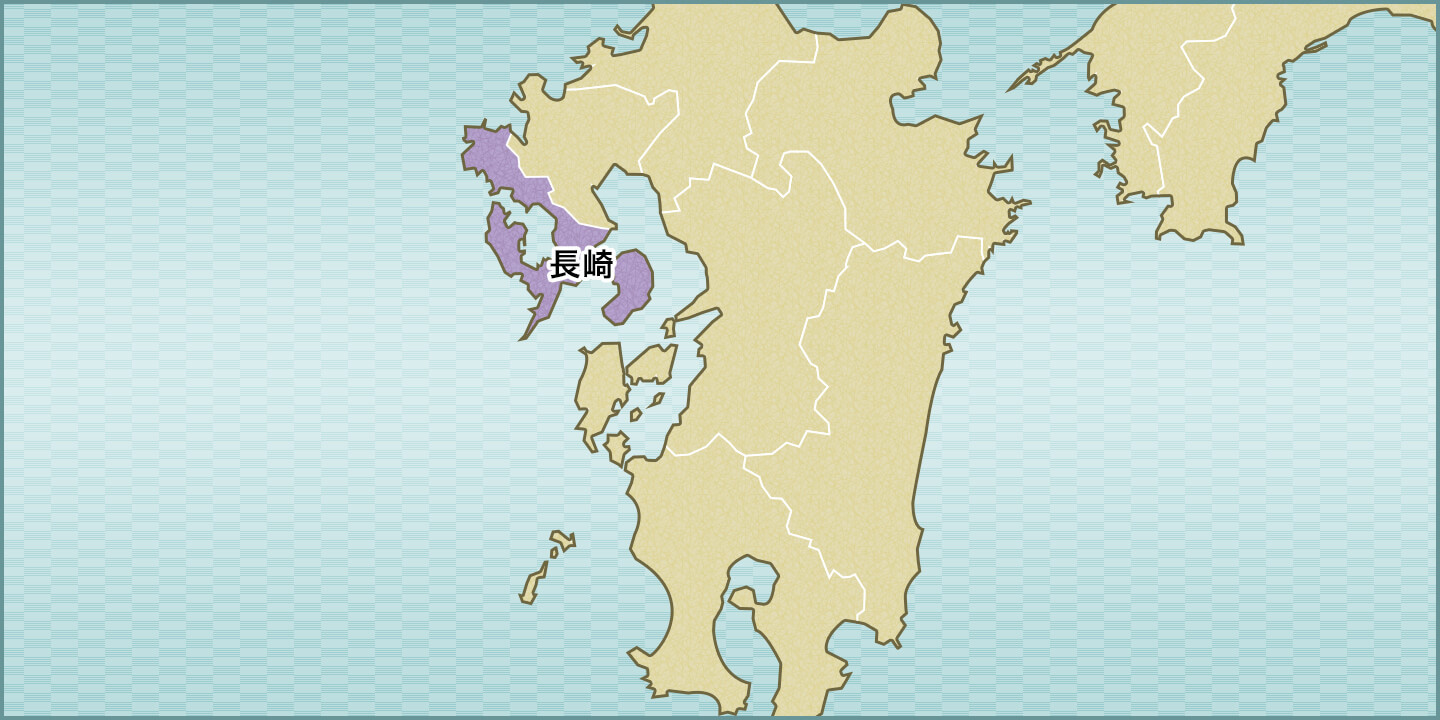 長崎県の地図