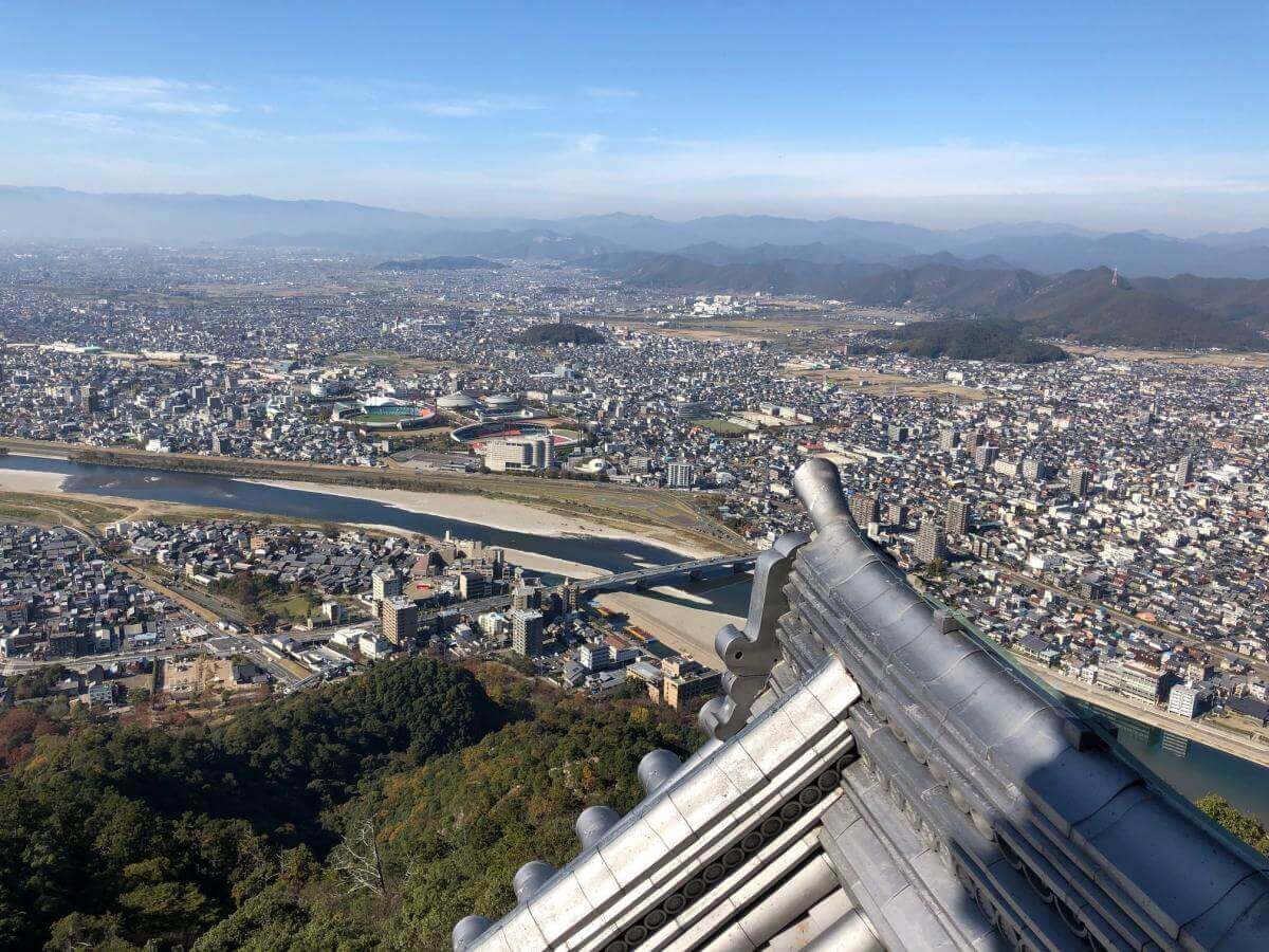 岐阜城からの眺望です。