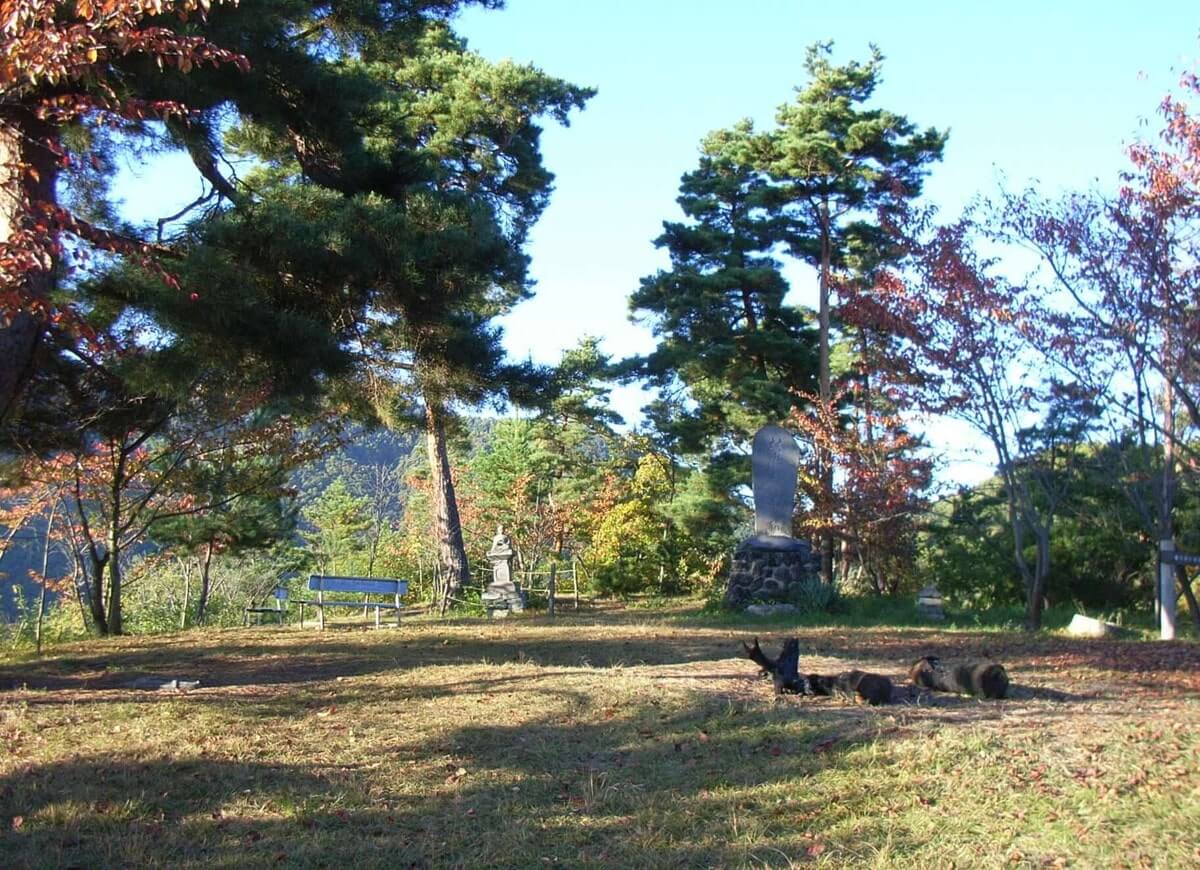 米山城跡です。