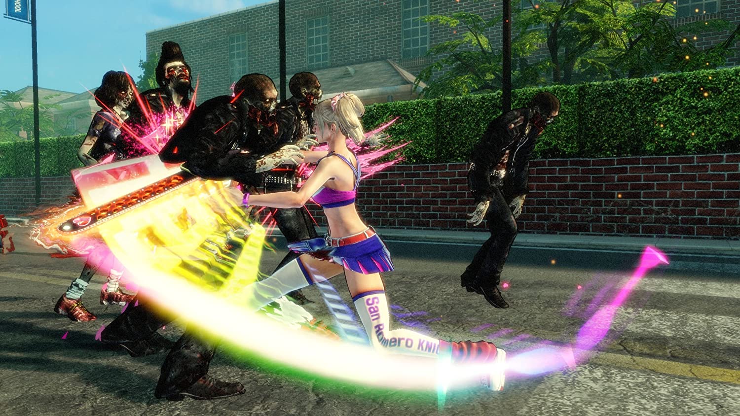 PlayStation 3ソフト【LOLLIPOP CHAINSAW】「アクション場面」