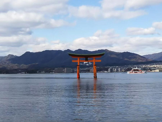 厳島にある山々