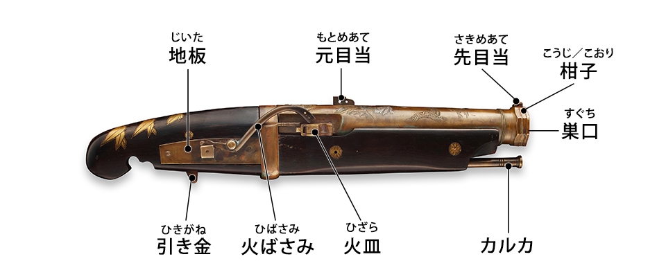 火縄式大筒 眞金鍛 片井京助 文政巳丑二月日