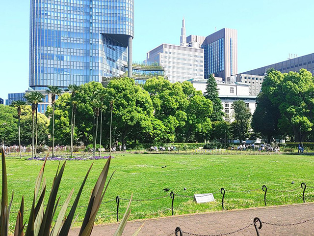 現在の日比谷公園（東京都千代田区）